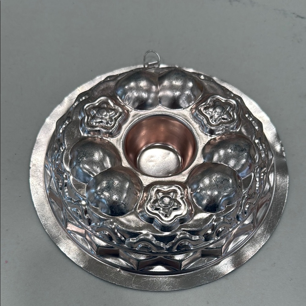 Copper Floral Bundt Cake Pan